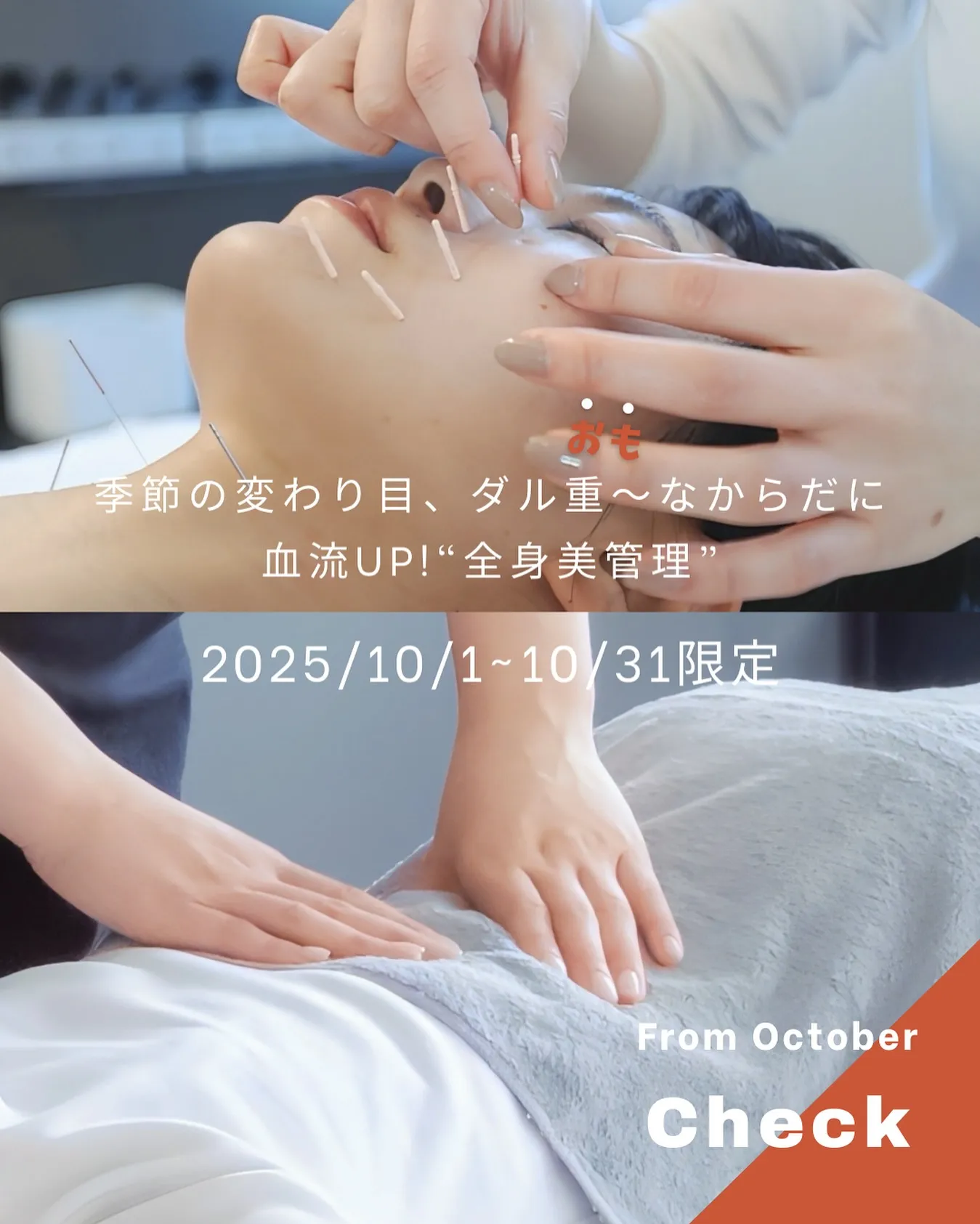 【10月限定】ルミエールのオリジナル美容鍼公開📢